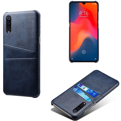 Distributor wholesale mobile phone leather case with card slot for Xiaomi 9
