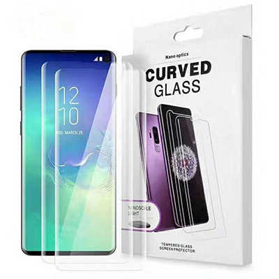 Samsung S10 screen protector bulk price UV glue 3D nano liquid tempered glass 