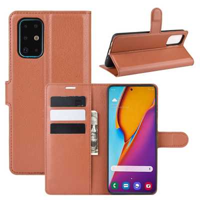 Leather Samsung phone cover companies premium Galaxy S20 wallet case