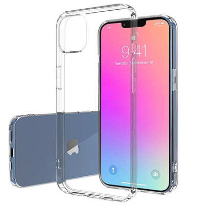 Grossiste coque transparent iPhone 13 coque en silicone transparent accessoires iPhone 13​