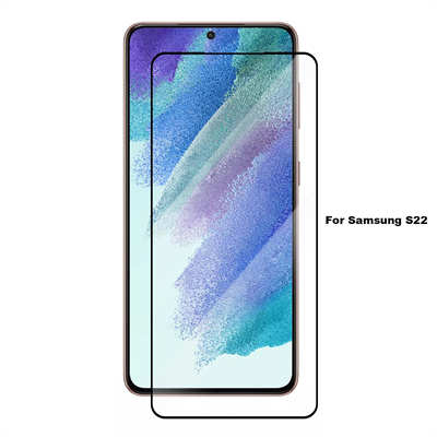 Samsung Galaxy S22 Cristal Templado al por mayor Protector de pantalla cubierta completa 3D