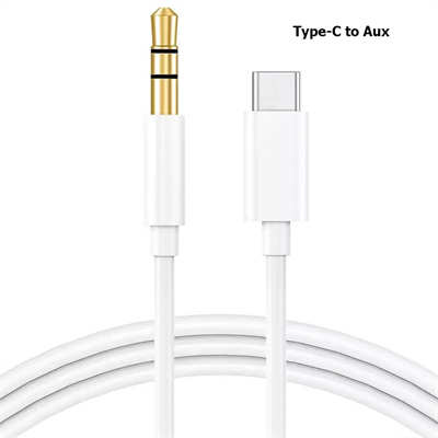 Handy kabel Großhandel USB-C zu 3,5 mm Audio Aux Kabel Typ-C zu Aux Kabel