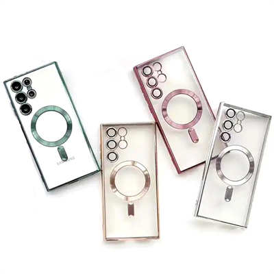 Samsung S23 case supplier magsafe electroplating case cool phone cover