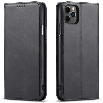 Wholesale case for iPhone 12 pro magnetic wallet calf leather case magnetic iPhone case