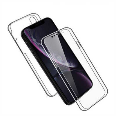 iPhone 15 Pro silicone case suppliers phone back cover TPU+PC 360° case