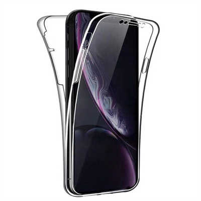 Clear iPhone 15 Pro Max case traders best transparent case 360° TPU+PC case