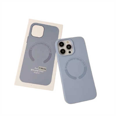 Protective iPhone 15 pro max case soluion magsafe case liquid silicone case