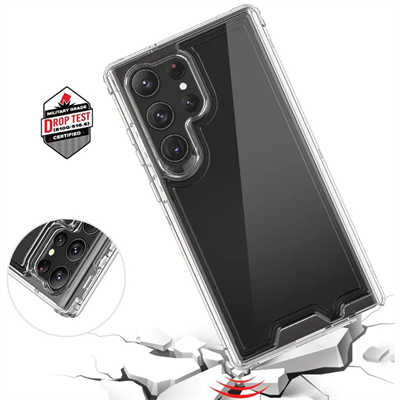 Cute phone cases producer 2in1 case Samsung s21 Ultra anti shock clear case