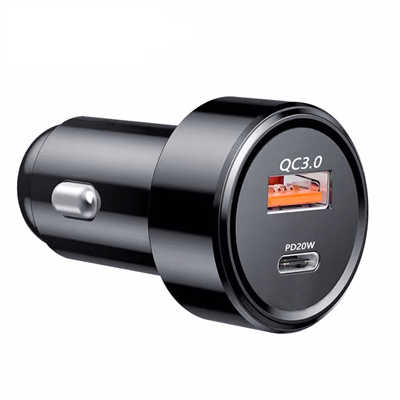 Mobile charger factory multi car charger dual port fast charging PD adapter