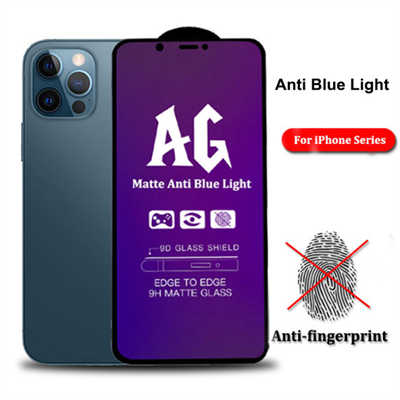 9H tempered glass customized best anti blue light screen protector iPhone 15