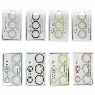 Samsung S24 tempered glass private label colorful camera metal lens protector