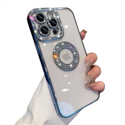 Coques téléphone personnalisées en gros iPhone 15 coque diamant coque luxe