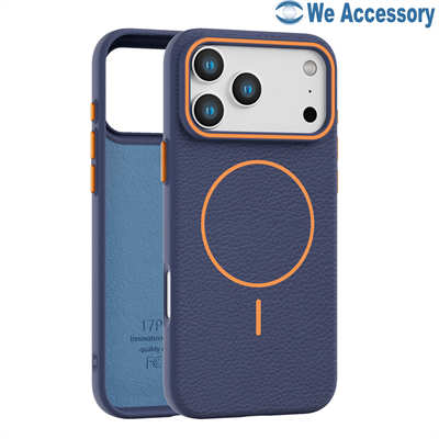 iPhone 17 Case Suppliers New Litchi Pattern Silione Magsafe Case iPhone 17