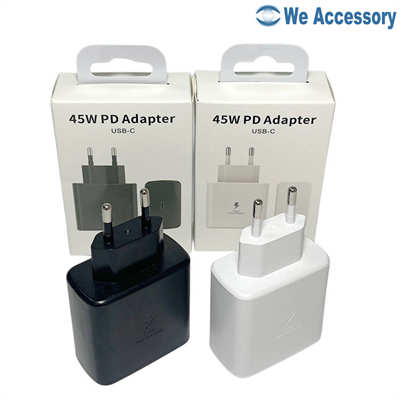 Mobile charger supplier Samsung 45W USB C charger wholesale PD 3.0 fast charger