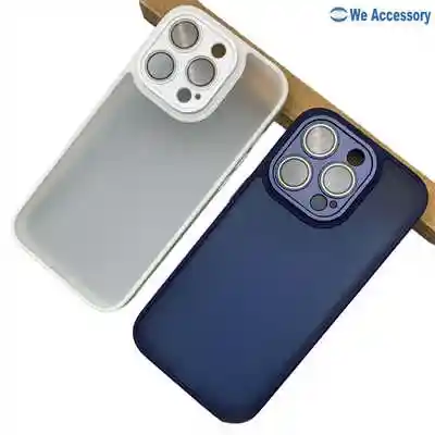 Apple iphone case wholesale iPhone 16 matte case with lens frame protection