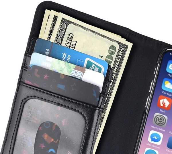 iPhone X plain PU wallet case.jpg