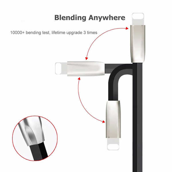 alliage de zinc données transfert 2.1A 1M câble.jpg alliage de zinc données transfert 2.1A 1M câble.jpg