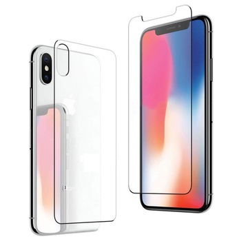 Manufacturer supplier best iPhone Xs front and back tempered glass screen protector