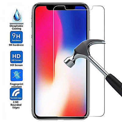 Mobile Tempered Glass Wholesale 9H 2.5D Anti-Shatter iPhone Xs Screen Protector