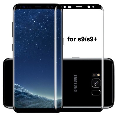 China Lieferant Großhandel Shatterproof 9H Samsung Galaxy S9 3D Panzerglas Schutzfolie