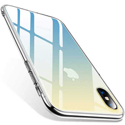 iPhone Accessories Wholesale Supplier iPhone Xs Gradient color Shockproof Tempered Glass Case