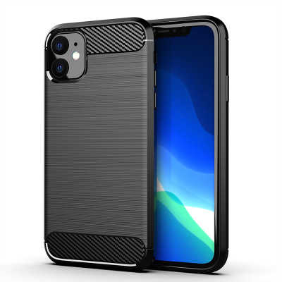 Distributor Wholesale iPhone 11 Shatterproof Case Soft Carbon Fiber Mobile Phone Case 