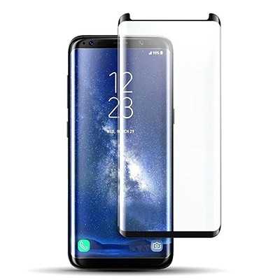 Mobile Screen Protector Traders Samsung Galaxy S8 3D Full Cover Tempered Glass