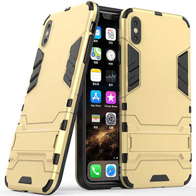 Wholesale cell phone accessories iPhone Xs armor case soft TPU frame case