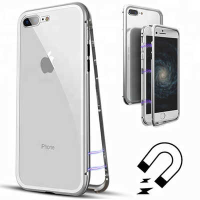 Cell phone accessories factory tempered glass case iPhone Xs magnetic case