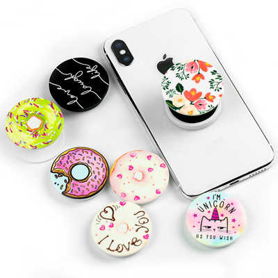 Top iPhone Xs Max case with luxury fashion design POP stand socket holder
