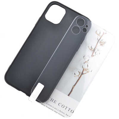 iPhone accessories wholesaler iPhone 12 printing case with tempered glass plate