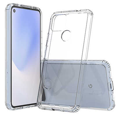 Mobile phone accessories supplier wholesale clear TPU case for Google Pixel 5