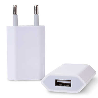 China supplier Wholesale 5V 1A/2A fast charger iPhone USB Charger EU US Plug