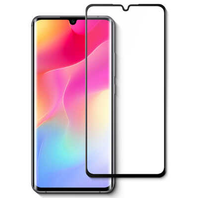 Mobile Zubehör China Großhandel Xiaomi Note 10 Panzerglas Displayschutzfolie 3D Abdeckung