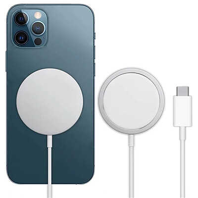 Chargeur sans fil magsafe grossiste recharge rapide magnétique 15W QI iPhone 12