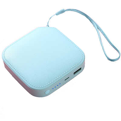 Wholesale mini leather design power bank portable 20000mah power bank for iPhone
