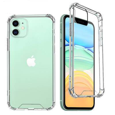 Cell phone case wholesale Acrylic TPU 2in1 transparent case iPhone 12 clear back cover