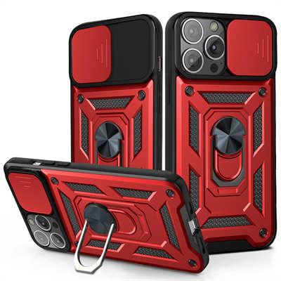 iPhone Case Distributor iPhone 13 armor case shatterproof case with magnetic ring holder