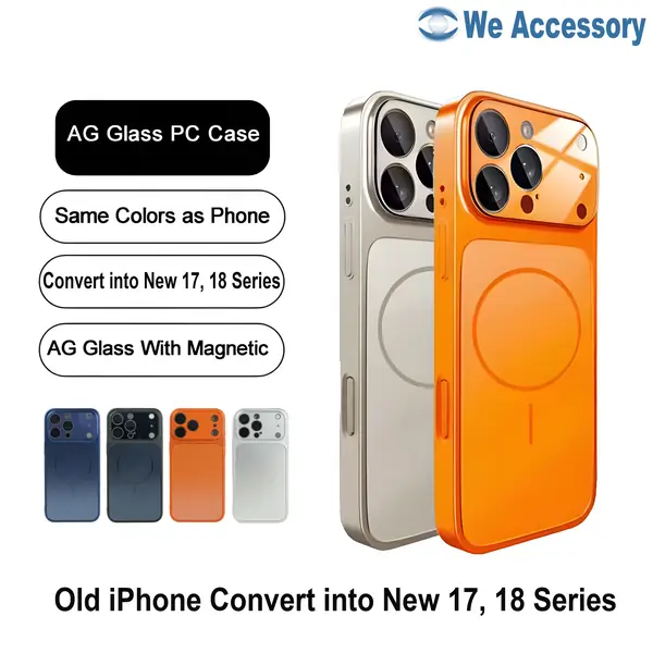 Funda rígida mate convertidora para iPhone 17 18