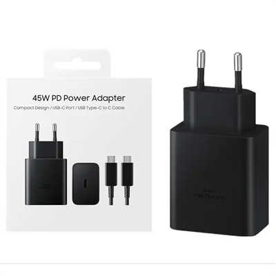 Mobile Phone Charger Wholesale Samsung Note 20 45W USB-C fast charging Wall Charger