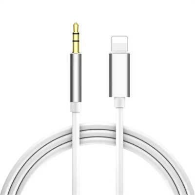 Cable Wholesale lightning to aux cable iPhone jack 3.5mm AUX car audio cable