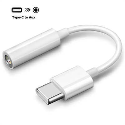 Großhandel USB C auf 3.5 mm Klinkenkonverter typ c zu aux adapter Kopfhörer-Adapterkabel