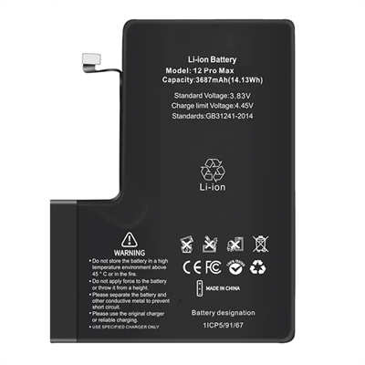 Battery replacement customized iPhone 12 Pro Max high quality Li-Ion battery
