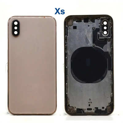 Mobile phone spare parts supplier online iPhone Xs back shell with frame