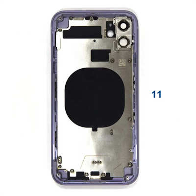 iPhone 11 back housing wholesale iPhone spare parts price list replacement with frame 
