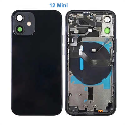 Cell phone replacement wholesale back housing iPhone 12 mini with middle frame