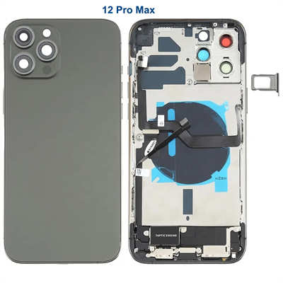 Cell phone parts bulk price iPhone 12 Pro Max back housing with middle frame