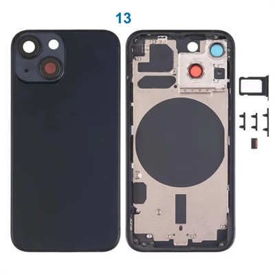 iPhone 13 back housing wholesale cell phone replacement housing with middle frame