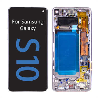 Phone LCD spare parts vendor Samsung S10 screen amoled display assembly