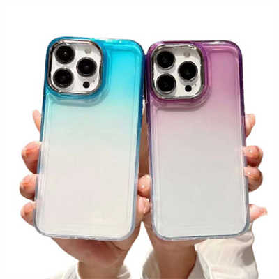 iPhone 15 coque couleur dégradé fournisseur accessoires téléphone étui mobile
